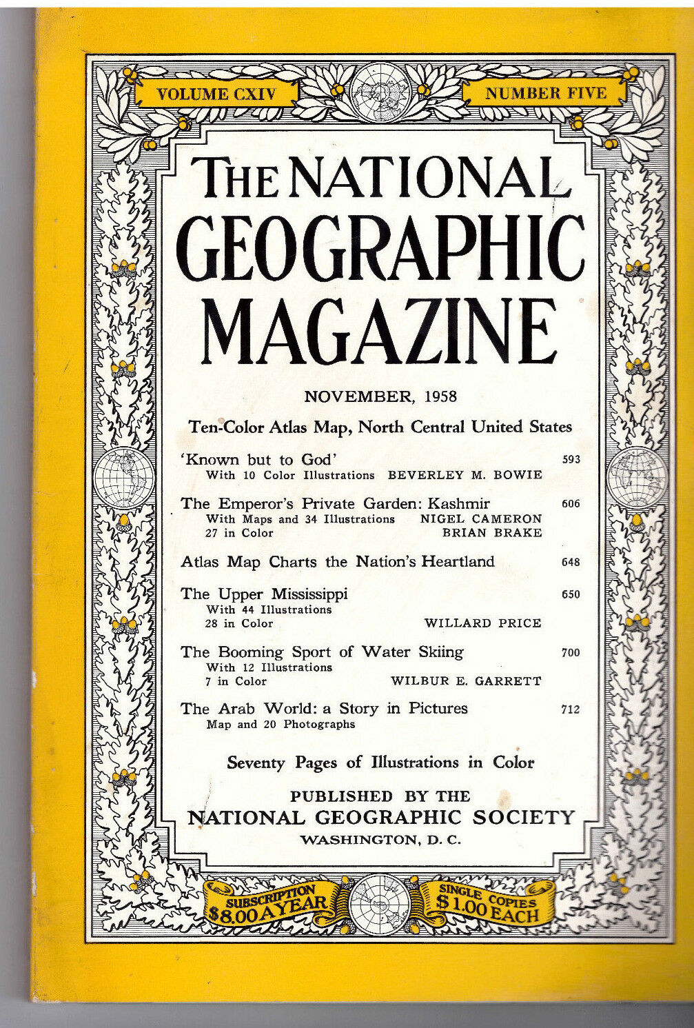 National Geographic Nov 1958